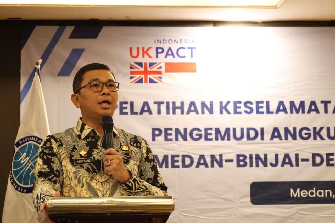Dishub Sumut bersama UK PACT dan MTI Sumut Gelar Pelatihan Keselamatan berlalu lintas dan Wujudkan Layanan Angkutan Umum yang Inklusif