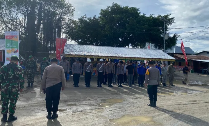 Pengamanan Ketat Sukses Kawal Pertandingan Voli Pantai PON XXI di Samosir