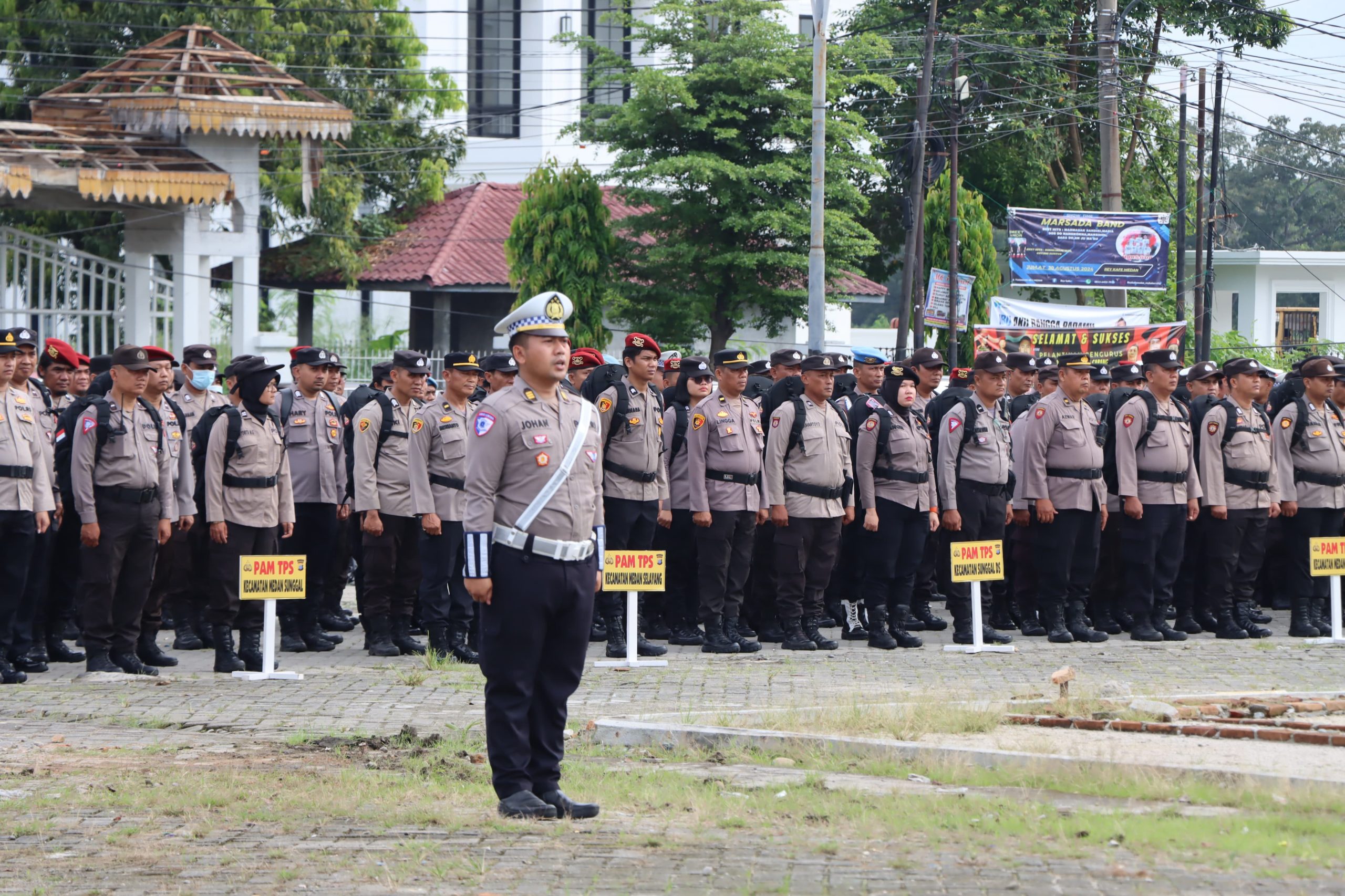 Polrestabes Medan Kerahkan 769 Personel Pengamanan TPS di Pilkada 2024