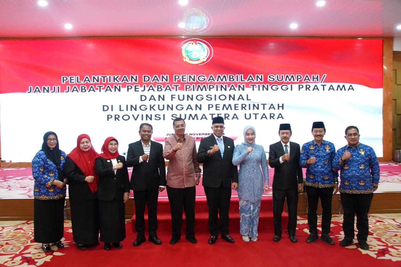 Sekdaprov Sumut Lantik Faisal Hasrimi sebagai Kadis Kesehatan
