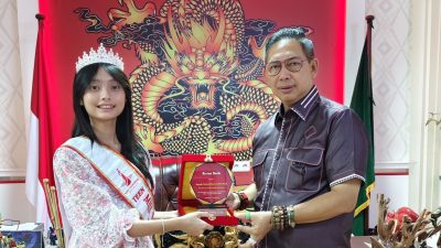 Ketua DPRD Medan Terima Kunjungan, Juara Best Photogenic Miss Tionghoa 2024