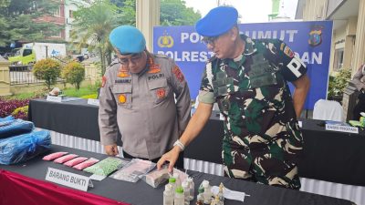 TNI dan Polri Gerebek 2 Sarang Narkoba di Medan, Puluhan Tersangka Diamankan