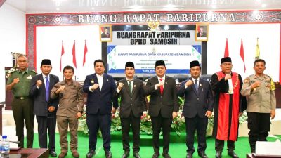 Ketua PN Balige Lantik Pimpinan DPRD Samosir 2024-2029, Bupati: Mari Bekerja untuk Rakyat