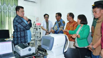 Bupati Samosir Resmikan Poliklinik Mata di RSUD dr. Hadrianus Sinaga