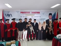 Bawakan Disertasi Tentang Manajemen Kesantrian di Pesantren, Dosen Tongat Raih Doktor di UINSU