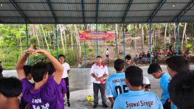 42 Tim Berlaga di Turnamen Futsal Putra Gunto, Ketua PMI Paluta: “Kita Semua Bersaudara”