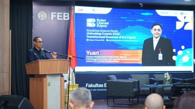 OJK Gelar Roadshow Bulan Literasi Kripto di Fakultas Febi USU