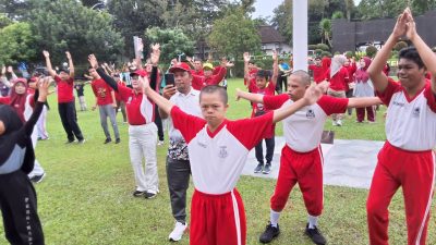 Senam Ceria SOIna Sumut Berlangsung Meriah, Anak-anak Bertalenta Khusus Antusias Ikuti Kegiatan