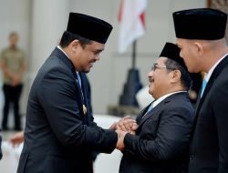 Gubernur Sumut Lantik Alexander Sinulingga dan Abdul Haris Lubis
