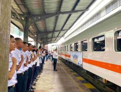 Pemprov Kolaborasi KAI Berangkatkan 623 Pemudik Tahap I, Sumut Cetak Sejarah, Mudik Gratis Tiga Moda