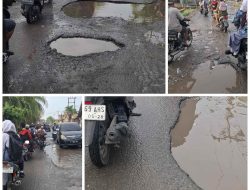 Jalan Rusak Parah di Desa Sei Rotan, Warga Desak Bupati Deli Serdang Turun Tangan