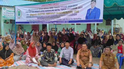 Jemput Aspirasi Rakyat di Madina, Hatta Usman Rangkuti Duduk Beralaskan Tenda