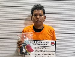 Polisi Tangkap Pengedar Sabu di Gang Perbatasan Kampung Baru Medan