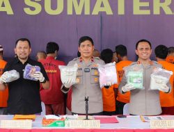 Geger! Polda Sumut Sita 160 Kg Sabu & Ribuan Ekstasi, Ratusan Tersangka Diciduk!