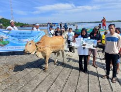 Pelindo Regional 1 Melalui PPDI Salurkan Bantuan 38 Hewan Kurban