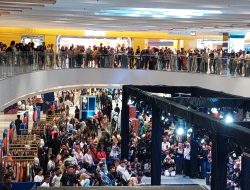 Pengunjung Delipark Mall Medan Membludak pada Penutupan KKSU 2025