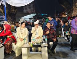 Ketua DPRD Medan Bersama Wali Kota Medan Buka Colorful Medan Night Carnival 2025
