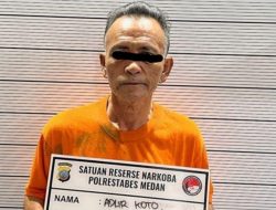 Kakek 60 Tahun Ditangkap Polisi, Diduga Edarkan Sabu di Jalan Maplindo Medan