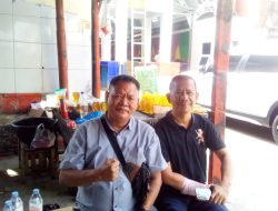 Merajut Silaturahmi, Ketua Pewarta Polrestabes Medan Bertemu Sahabat Sejak Kecil Joko Tarigan