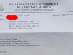 Kasus Smart Village Madina: LSM Soroti Lambannya Kinerja Kejaksaan, Tersangka dan Aliran Dana Masih Misteri