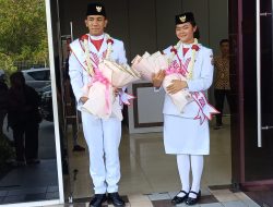 Adinata Jadi Danpok 17 di Istana Merdeka, Dua Pelajar Sumut Harumkan Nama Daerah di HUT ke-80 RI