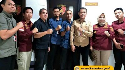 Kanwil Kemenkum Sumsel Perkuat Sinergi dengan Polda Sumsel dalam Penegakan Hukum Kekayaan Intelektual