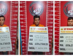 Polres Madina Tangkap 3 Pria Pesta Sabu di Panyabungan Jae