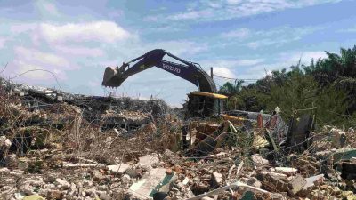 Cafe Duku Indah Jadi Sarang Narkoba, Polda Sumut dan Pemkab Deli Serdang Robohkan Bangunan