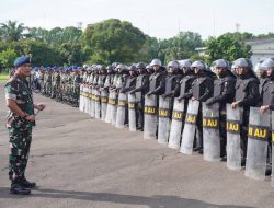 Menjaga Stabilitas Nasional, TNI AU Wilayah Medan Gelar Pasukan PHH