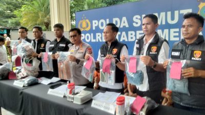 Selama Dua Bulan, Resmob Polrestabes Medan Bekuk 21 Maling, 5 Pelaku Ditembak