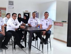 Karutan Kelas I Labuhan Deli Bersama Jajaran Gelar Zoom Meeting Dengarkan Agenda Penting dari DirjenPas