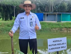 Karutan Labuhan Deli Eddy Junaedi Mengikuti Kegiatan Gerakan Menanam Pohon Kelapa Dukung Program Kemenimipas