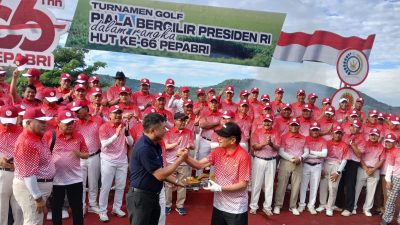 10 Golfer IKAT’88 GC Jajal Turnamen Golf Piala Bergilir Presiden RI di Padivalley Makassar