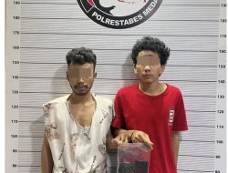 Polisi Tangkap 2 Pengedar Sabu di Lau Dendang, Percut Sei Tuan