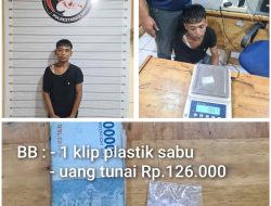 Pemuda di Medan Tertangkap Jadi Pengedar Sabu, Barang Bukti 0,71 Gram Diamankan