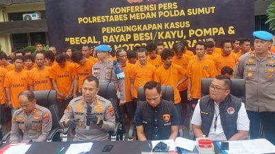 15 Hari, 147 Tersangka! Polrestabes Medan Sapu Bersih Begal, Geng Motor, “Rayap Besi” dan Sindikat Narkoba