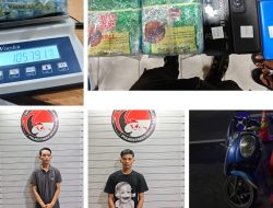 Dua Kurir Sabu Antar Provinsi Ditangkap di Jalan Makmur, Percut Sei Tuan
