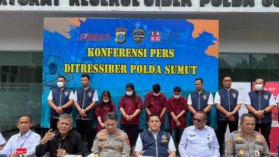 Satgas PASTI Bersama Polda Sumut, Tangkap Koplotan Pelaku Penipuan Keuangan Melalui WhatsApp
