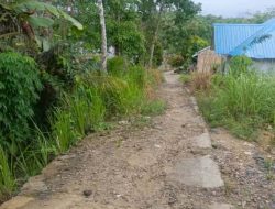 Baru Dua Tahun, Rabat Beton Desa Tangsi Atas Sudah Hancur! Warga Desak APH Turun Tangan