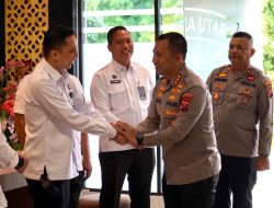 Perkuat Sinergi Penegakan Hukum, Kepala Rutan Kelas I Medan Silaturahmi Ke Polrestabes Medan