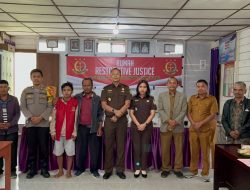 Korban Maafkan Maling Motor, Kasus di Humbahas Dihentikan Lewat Restorative Justice