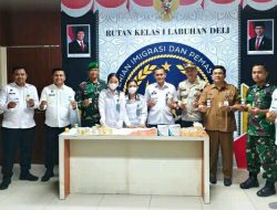 Wujud Komitmen Bersih dari Narkoba, Rutan Kelas I Labuhan Deli Laksanakan Tes Urine