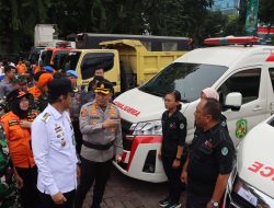 Kapolrestabes Medan Pimpin Apel Kesiapan Tanggap Darurat Bencana Hidrometeorologi 2025
