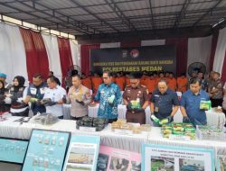Polrestabes Medan Musnahkan Narkoba Senilai Rp 50 Miliar