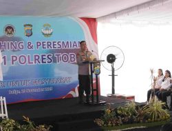 Resmikan SPPG Polres Toba, Kapolda Sumut Instruksikan Wajib Test Food Sebelum Makanan Disalurkan