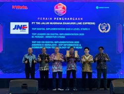 JNE Raih Tiga Penghargaan di TOP Digital Awards 2025