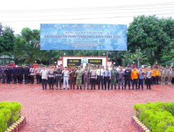 Polres Asahan Gelar Apel Pasukan Operasi Lilin Toba 2025, Siap Amankan Natal dan Tahun Baru