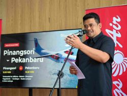 Buka Rute Langsung Pinangsori–Pekanbaru, Bobby Nasution Beri Pesan Keras: Jangan Mahal-mahalin Tiket!