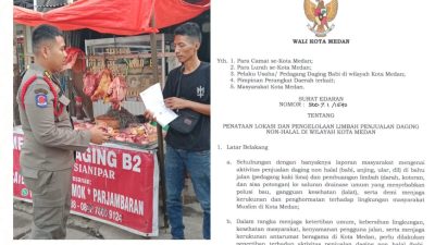 Pemko Medan Wajibkan Penjualan Daging Non-Halal di Lokasi Tertutup