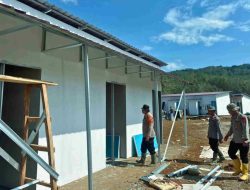 Brimob Sumut Kawal Pembangunan Huntara, Lingkungan Batang Toru Kembali Tertata